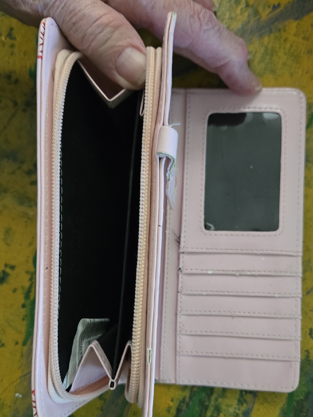 Floral Butterfly Pink Women's Wallet - Picture 2 of 3